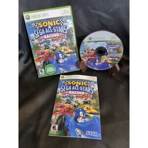 Sonic & Sega All-Stars Racing With Banjo-Kazooie Microsoft Xbox 360 Complete CIB